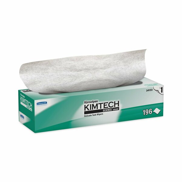 Kimtech Kimwipes Delicate Task Wipers, 1-Ply, 11 4/5 x 11 4/5, 196/Box, PK15 KCC 34133